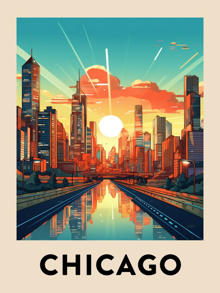 Chicago Travel Poster 8