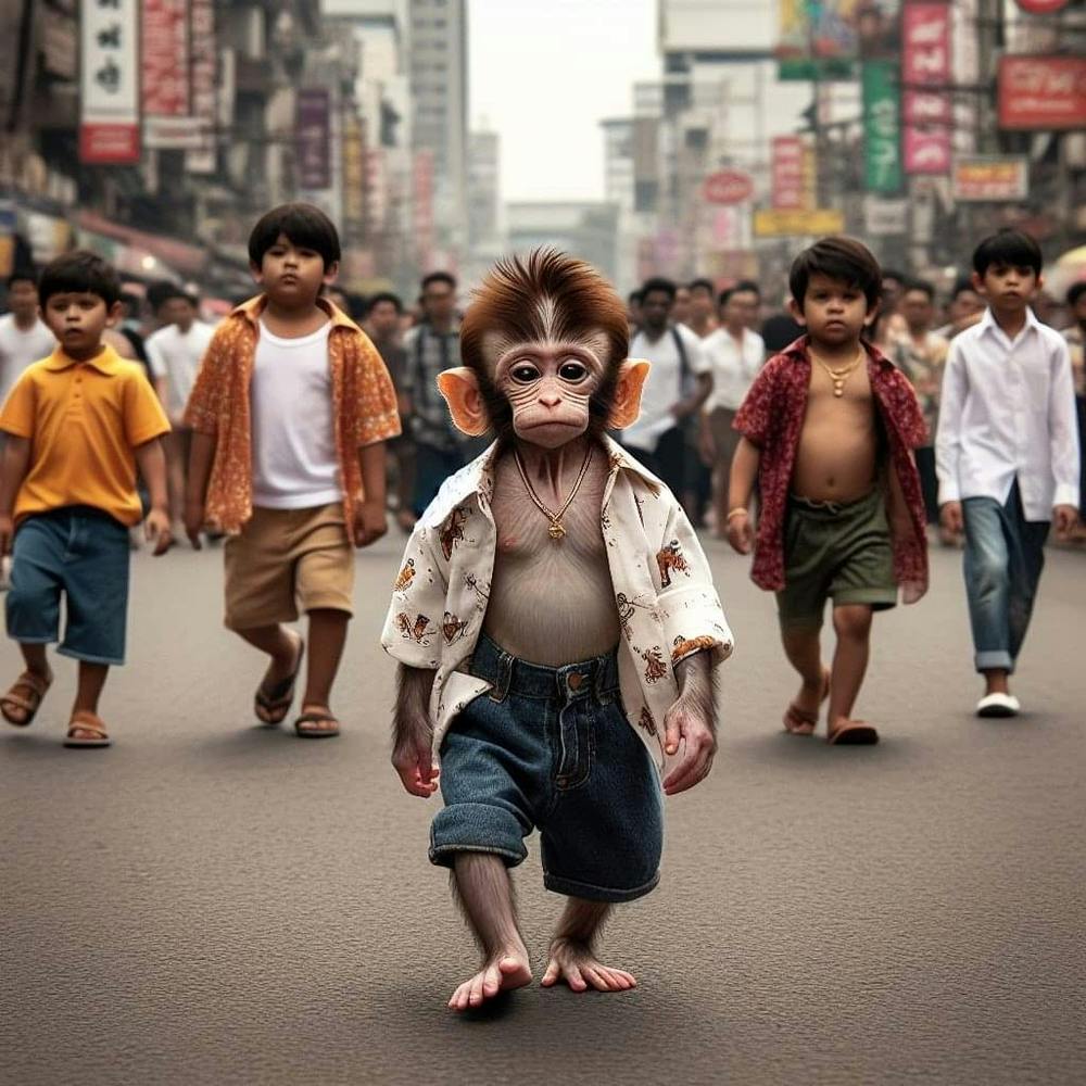 Monkey In The Street