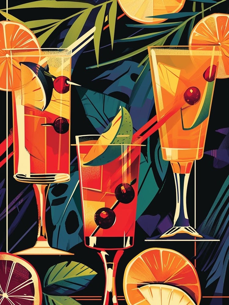 Art Deco Long Island Iced Tea 1