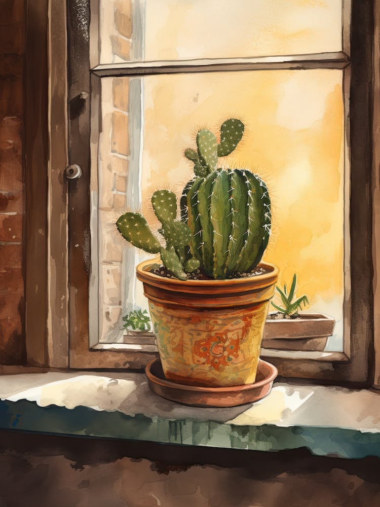 Bishops Cactus Window 1