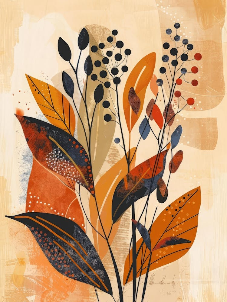 Autumn Leaves Canvas Print 1