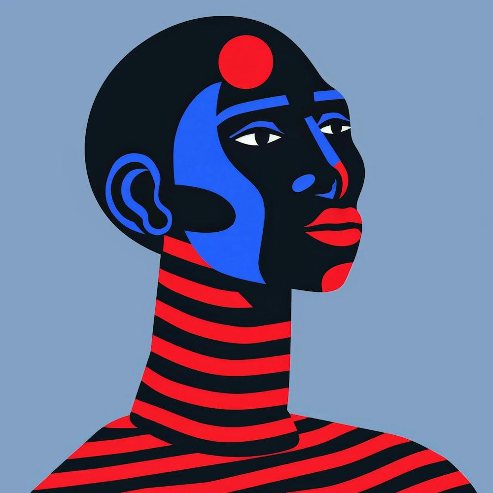 Porträt eines afrikanischen Mannes