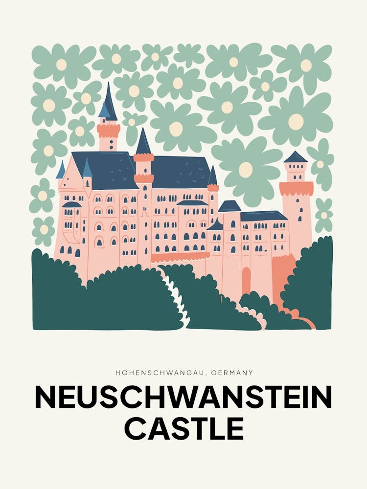 Travel Neuschwanstein Castle Germany Abstract Gallery