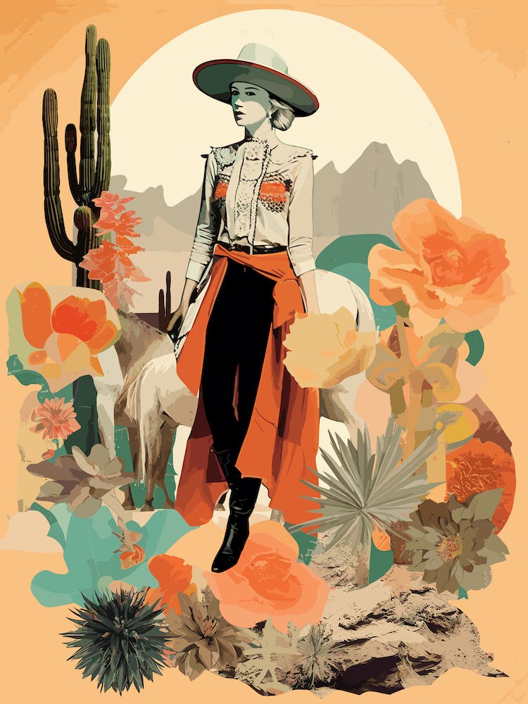 Collage Of Cowgirl Cactus 2