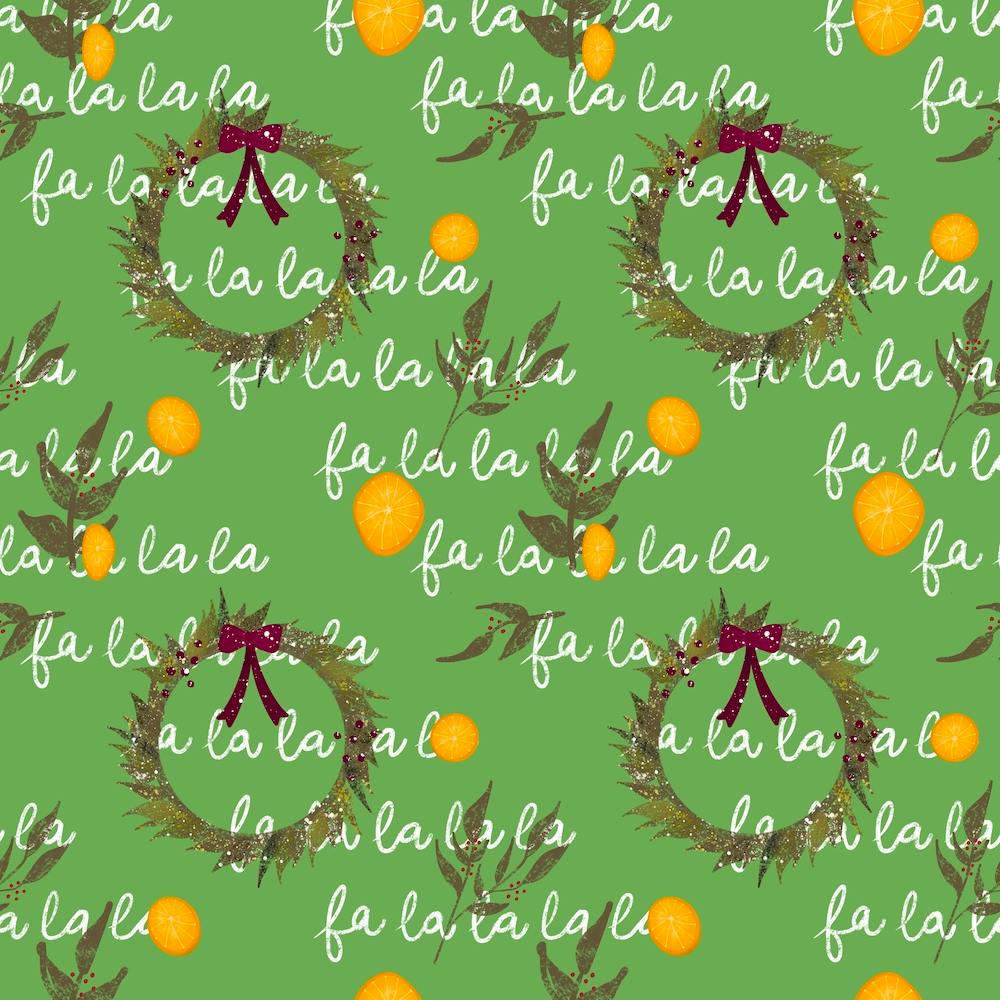 Fa La La Green Wreath