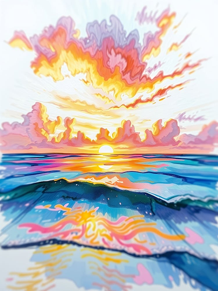 Sonnenuntergang am Strand 12