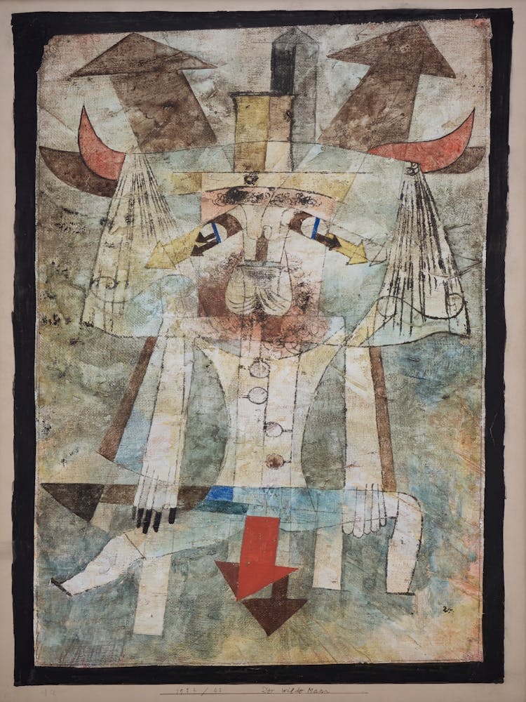 The Wild Man (1922), Paul Klee