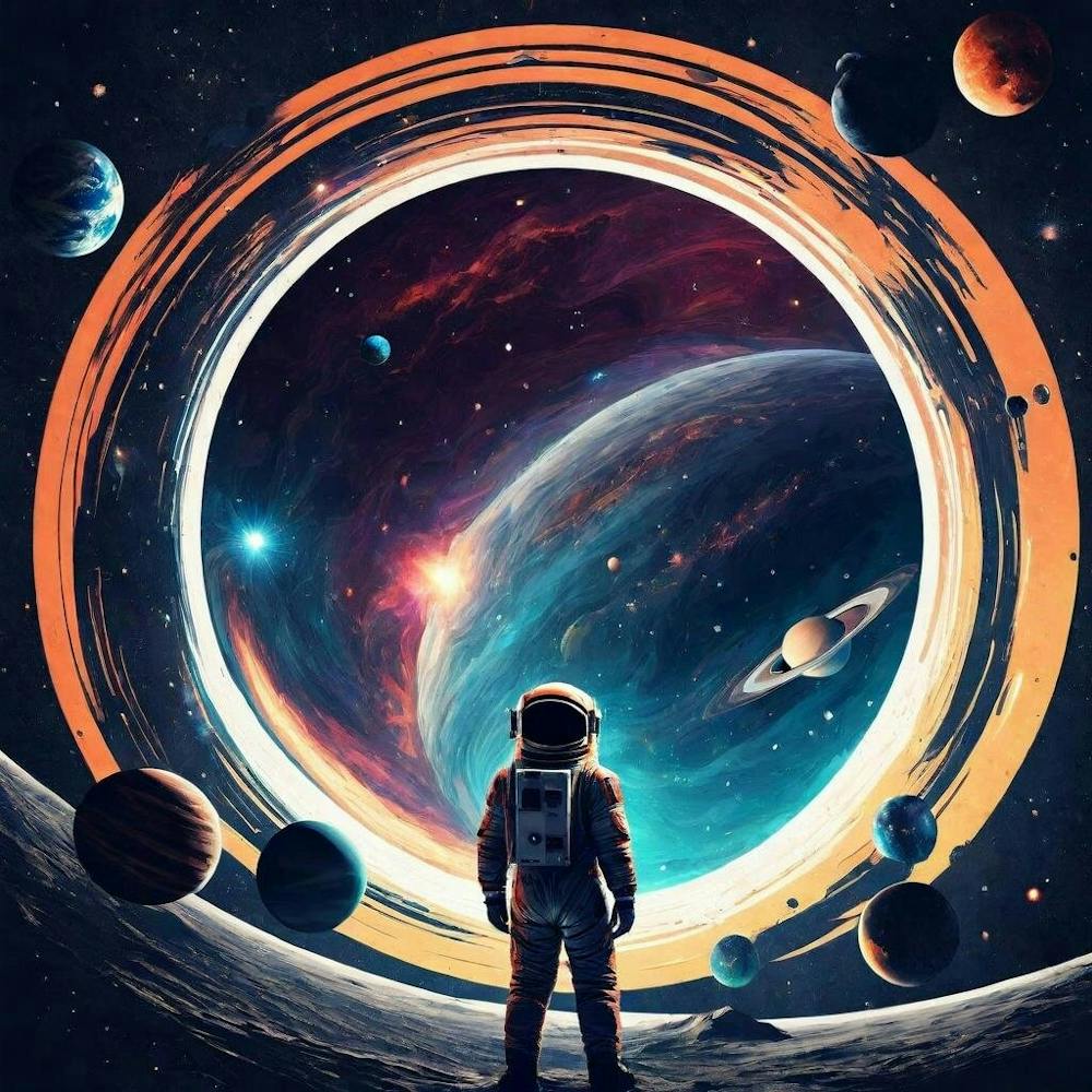 Astronaut In Space 3