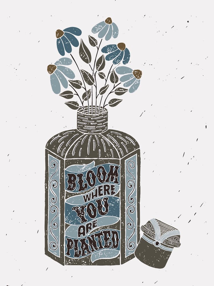 Bloom Where You Are Planted Blues