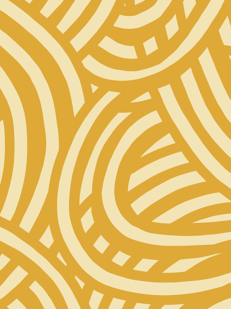 Yellow Wavy Pattern