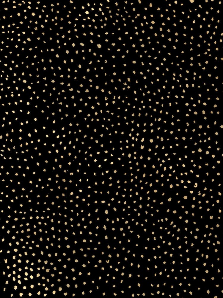Dotted Gold And Black