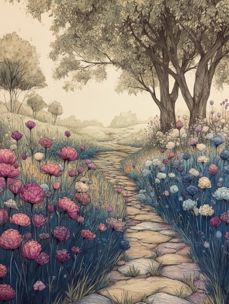 Pfad der Blumen