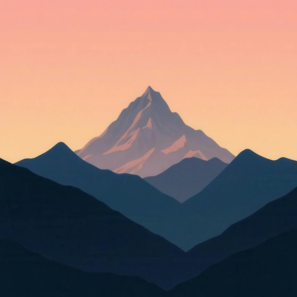 Mountains At Sunset 2