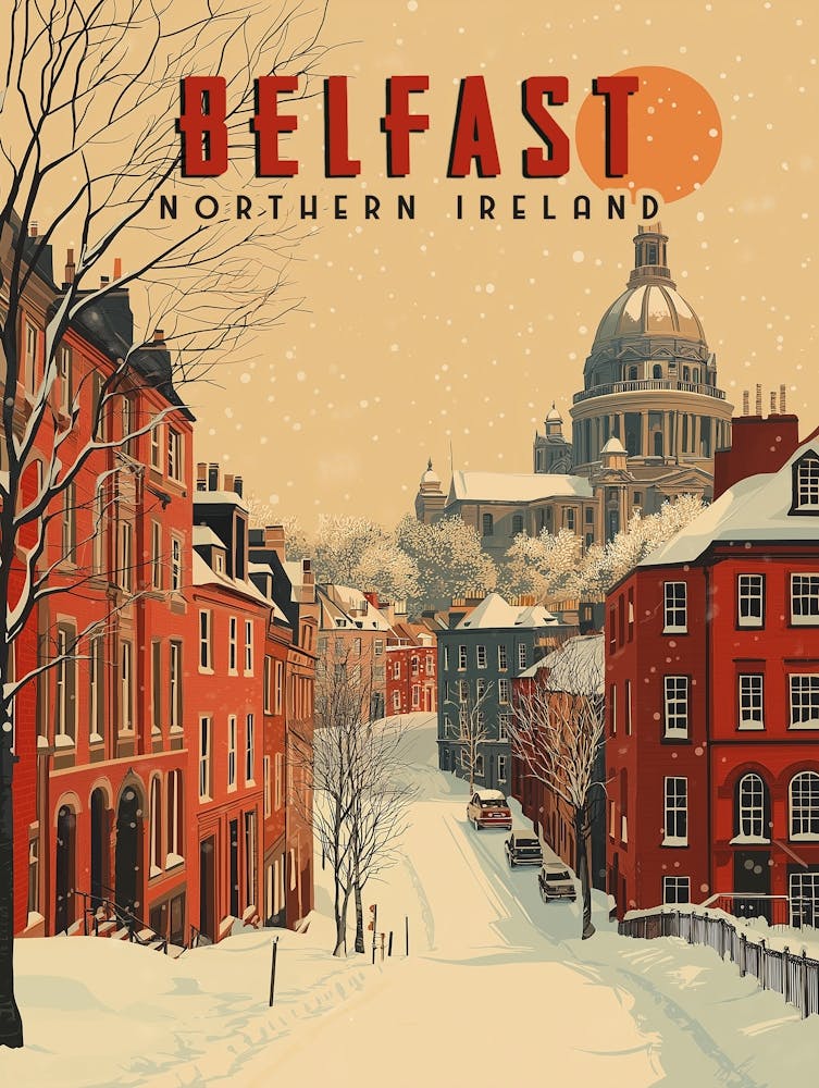 Belfast Northern Ireland poster