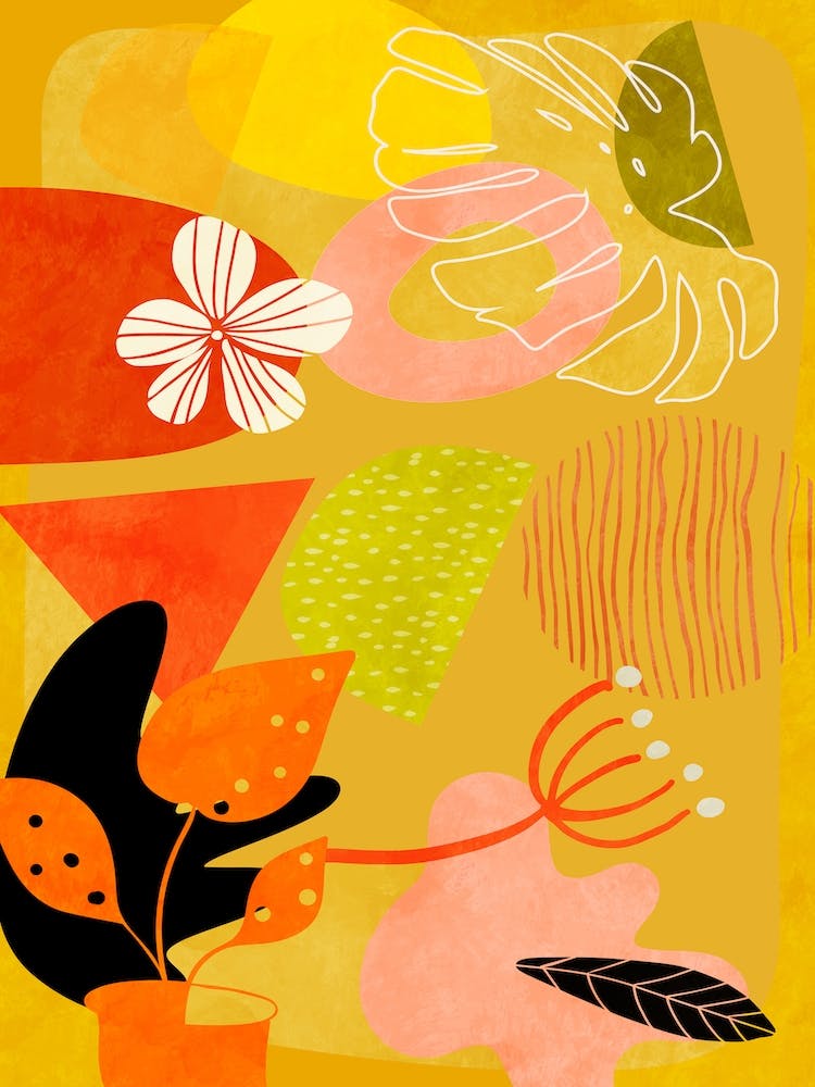 Mid Century Garden Shapes June2