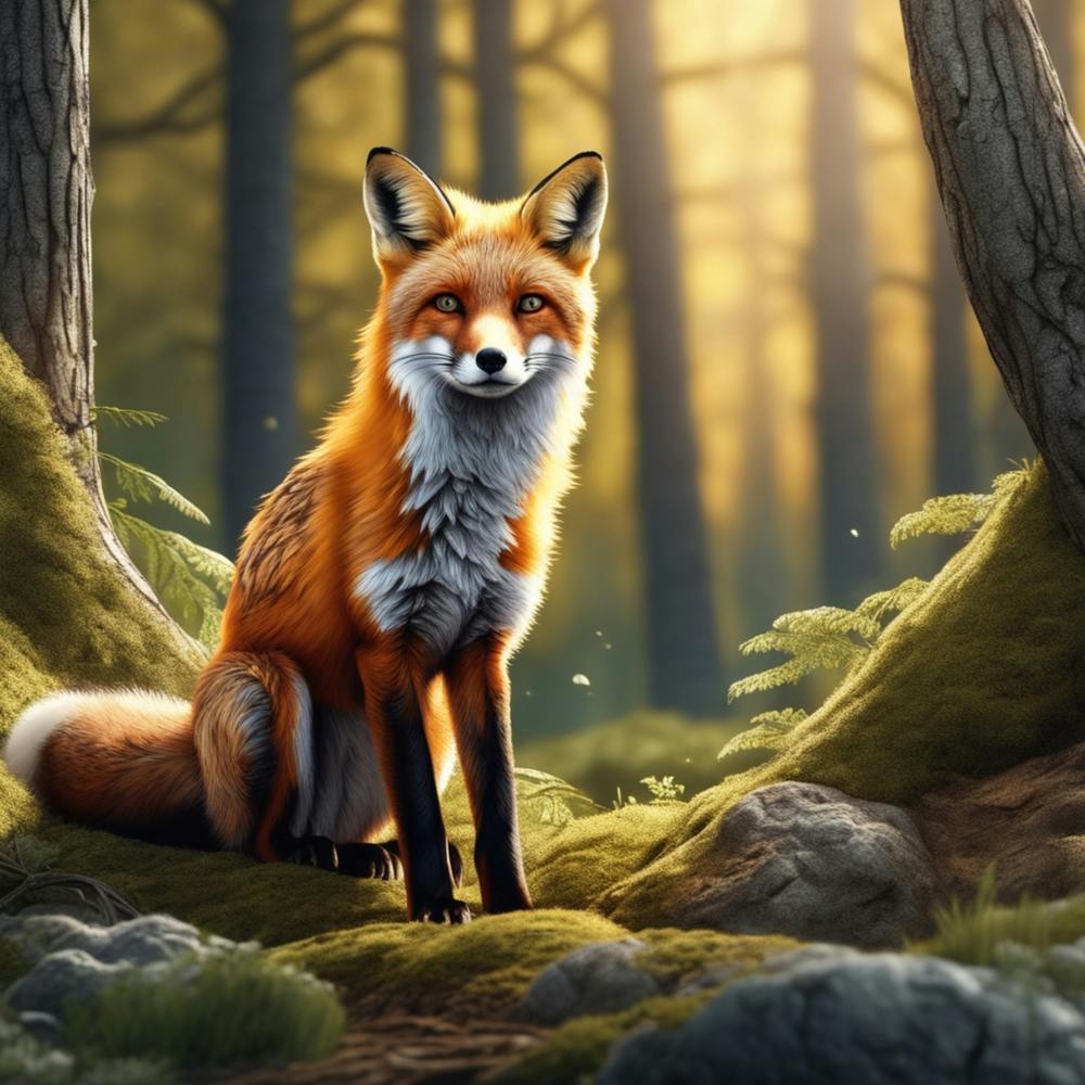 Red Fox In The Forest 67