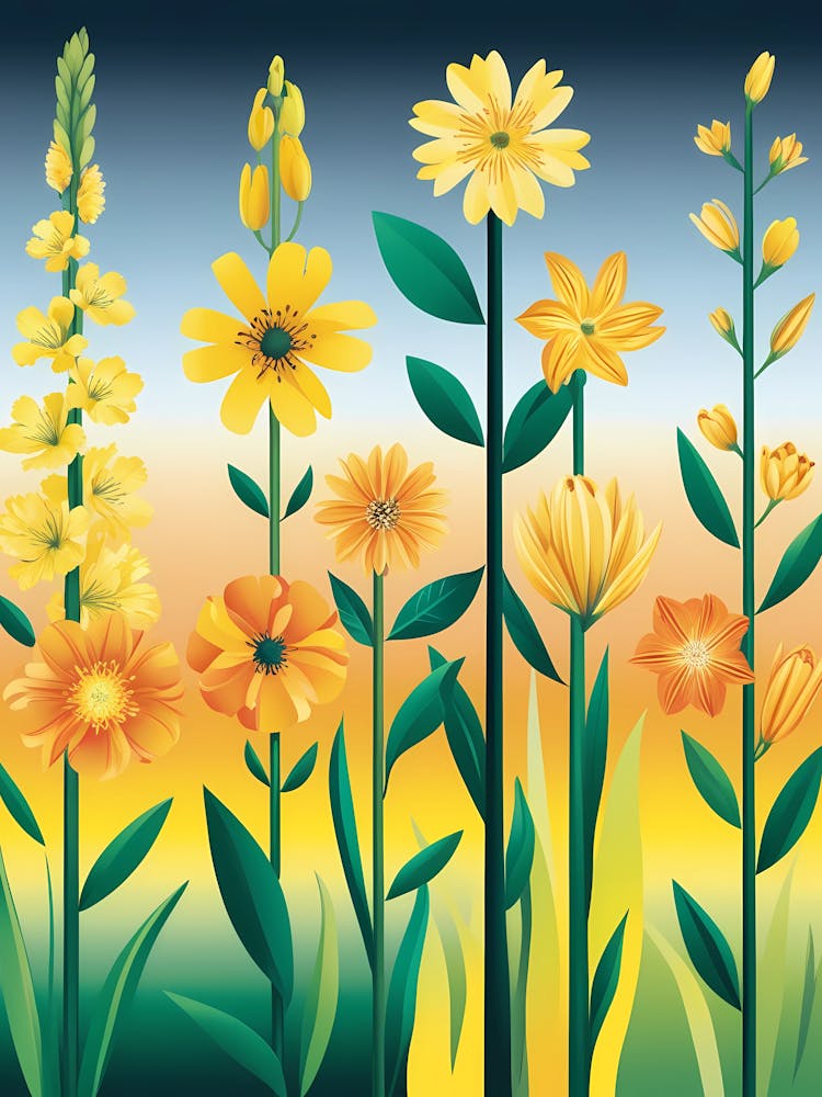 Yellow Flowers 3