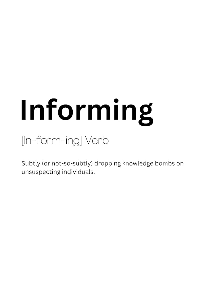 Informing Definition Meaning
