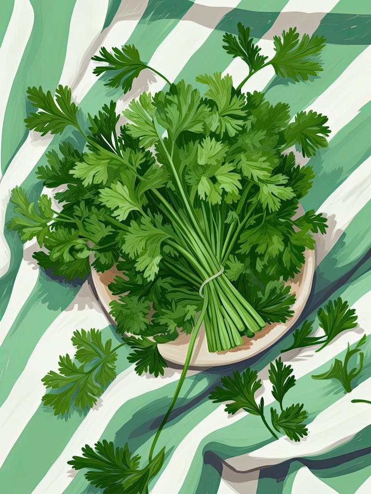 Cilantro Summer Illustration 5
