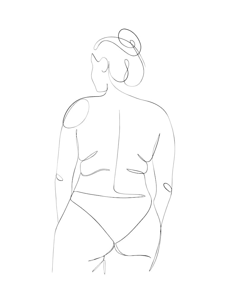 Back View Of A Woman