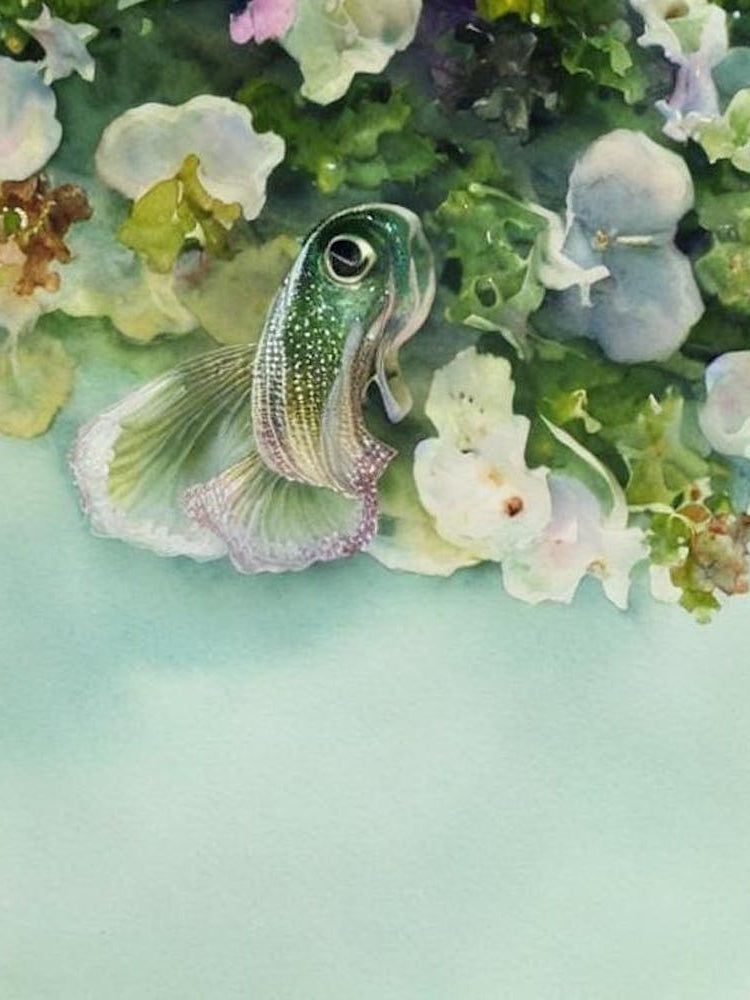 Cuttlefish Storybook Watercolour