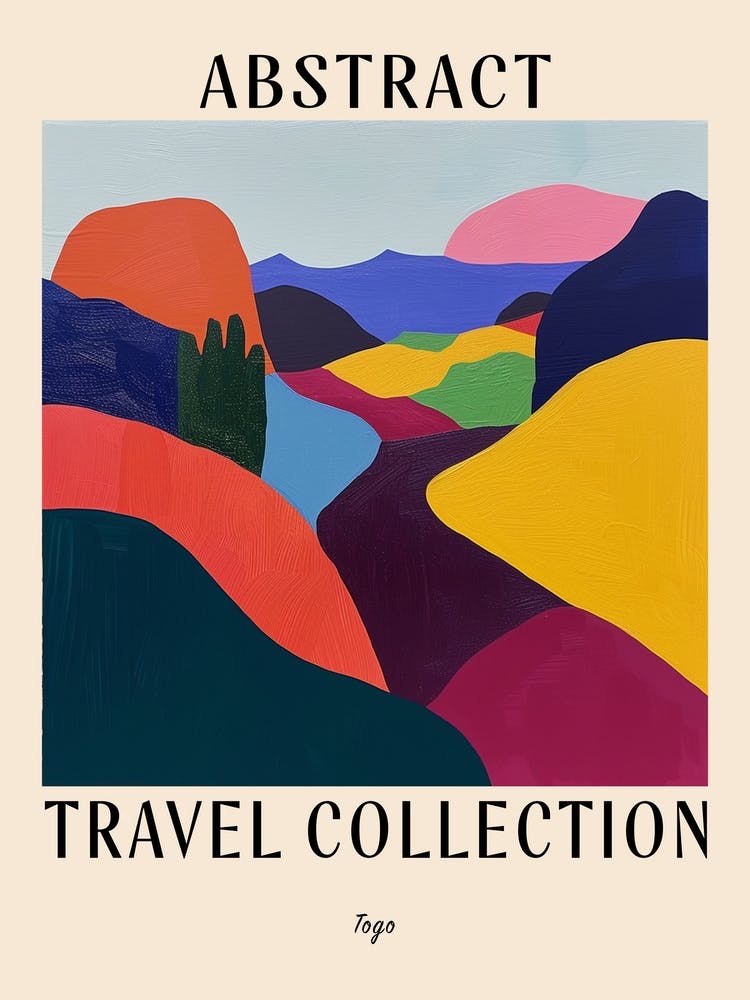 Abstract Travel Collection Poster Togo 3