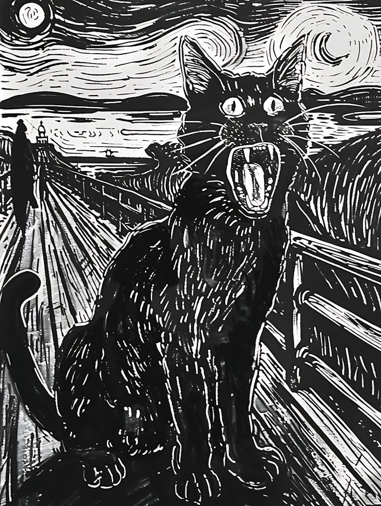 Fantastic Cat Screaming 14