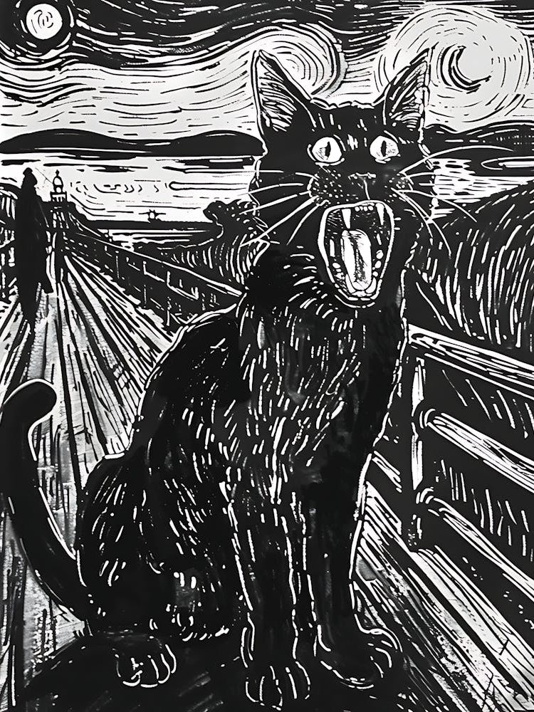 Fantastic Cat Screaming 14