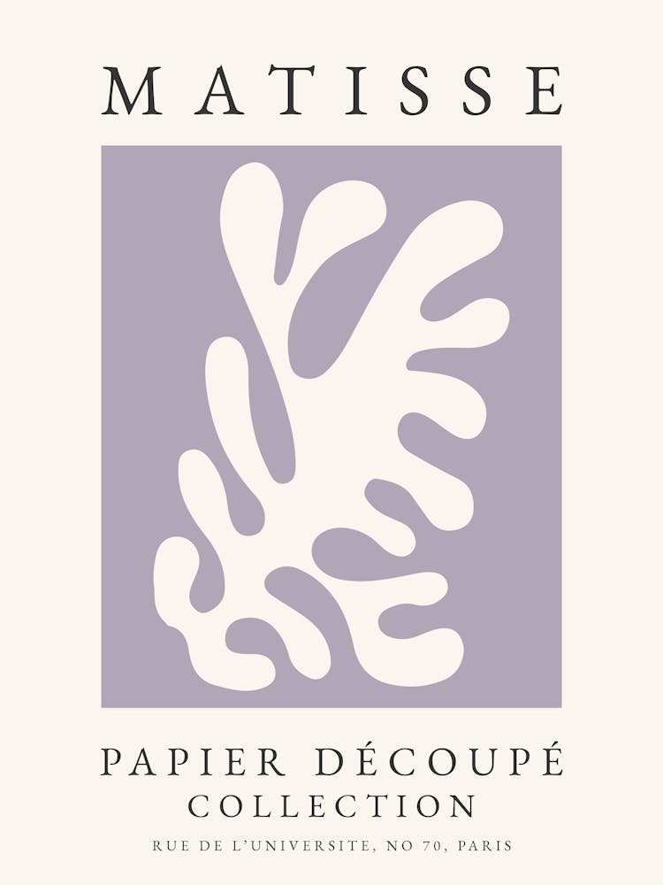 Matisse Lilac Leaf Print 1