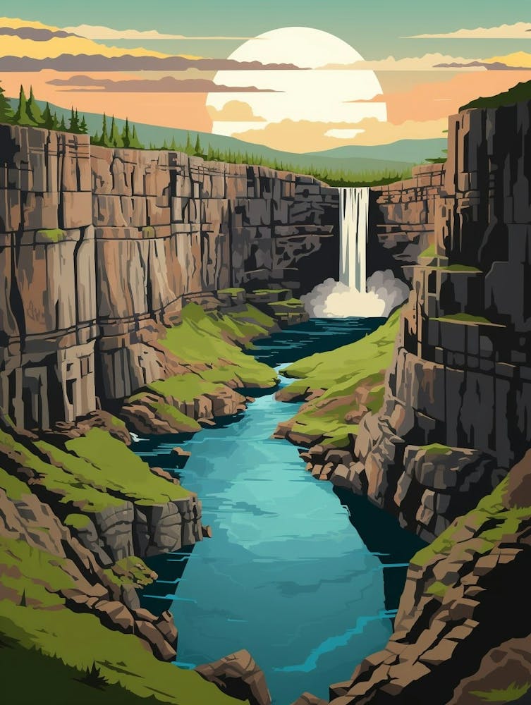 Palouse Falls State Park Retro Park 15