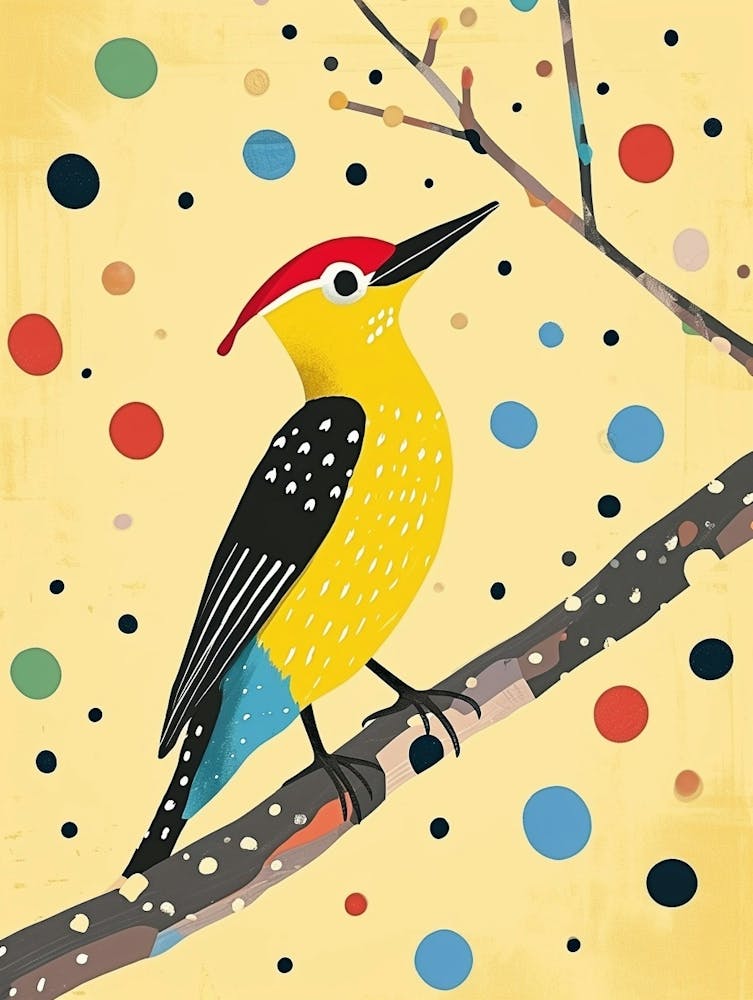 Yellow Woodpecker 1