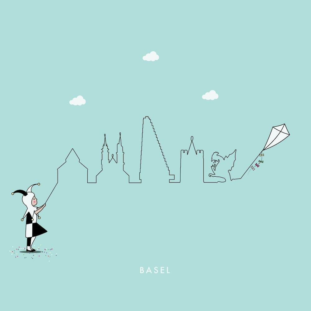 Basel Skyline Kite