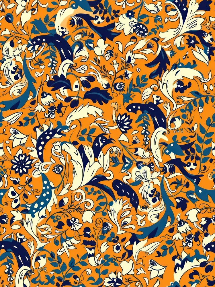 Flores Vista London Fabrics Floral Pattern 4