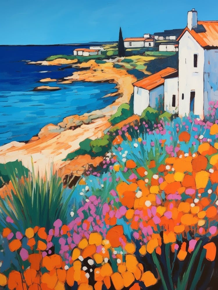 Sardinia Italy 1 Fauvist Painting