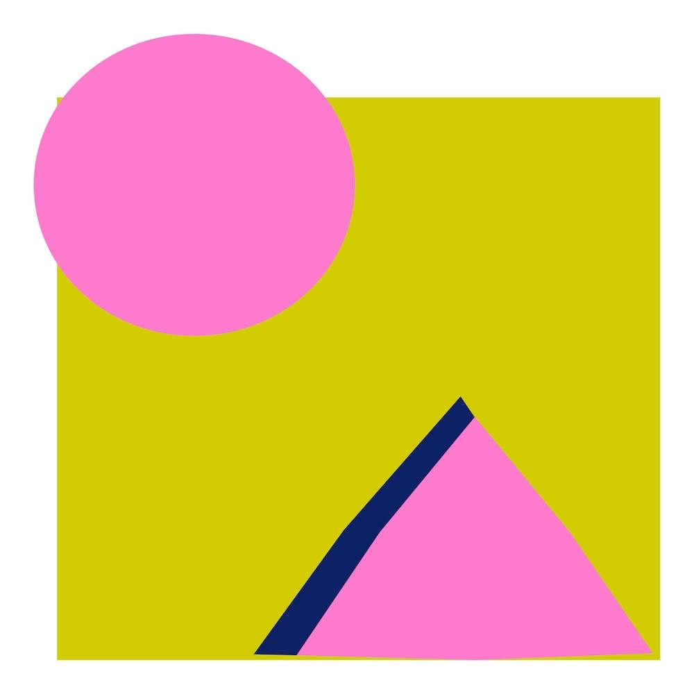 Lime And Pink Square