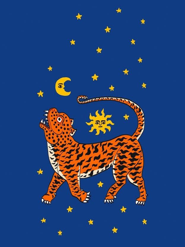 Tiger Temple Stars Blue