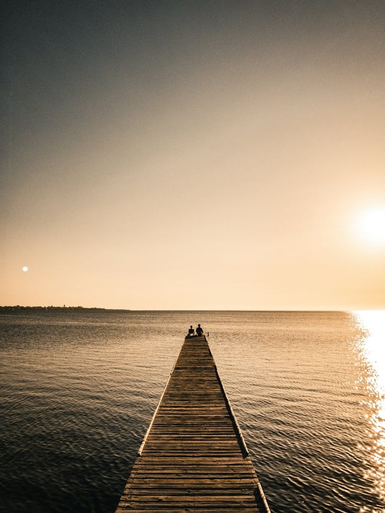 Sunset On A Dock