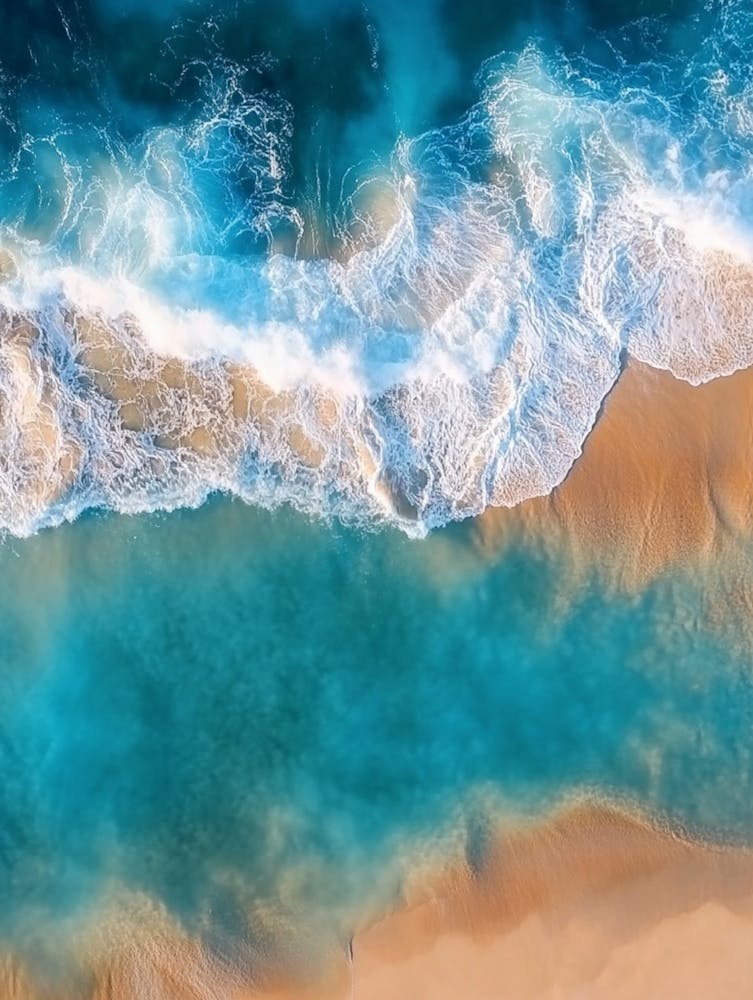 Aerial View Of A Beach 51