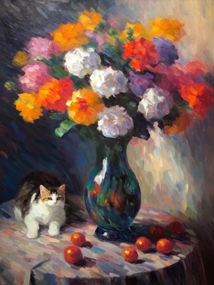 Anemone With A Cat 2