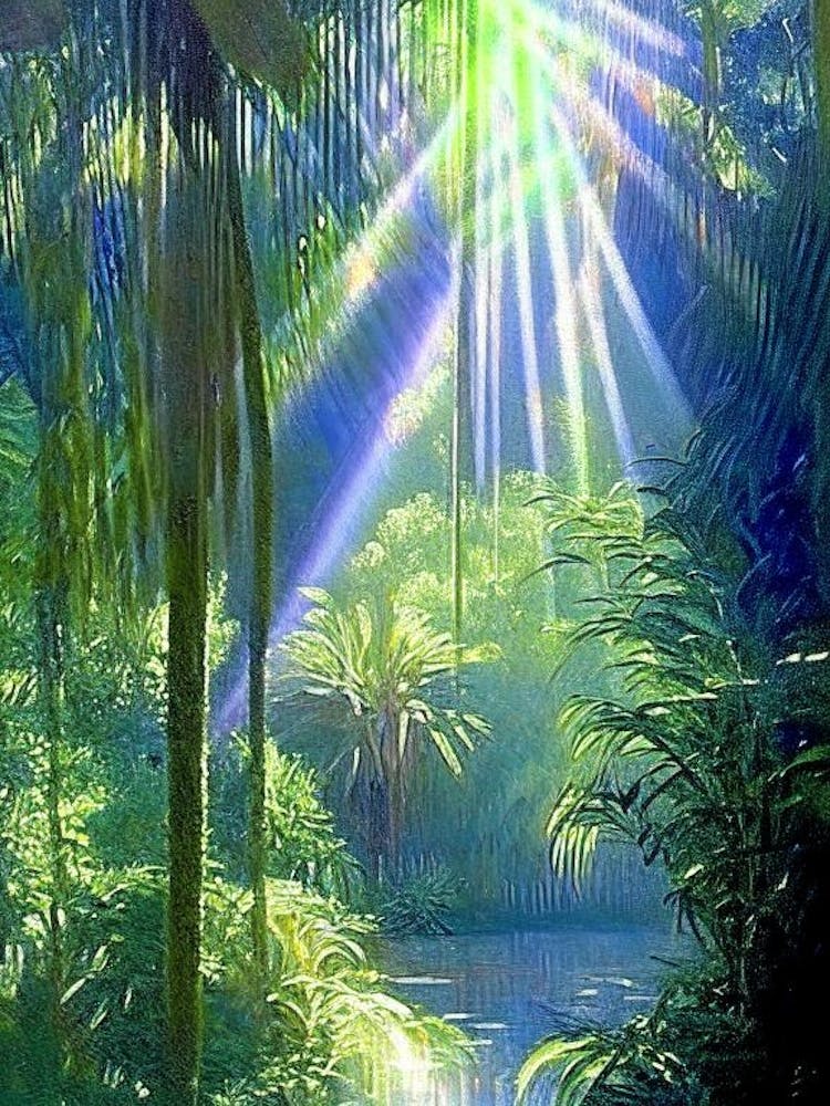 Naples Botanical Garden, USA Klassische Malerei