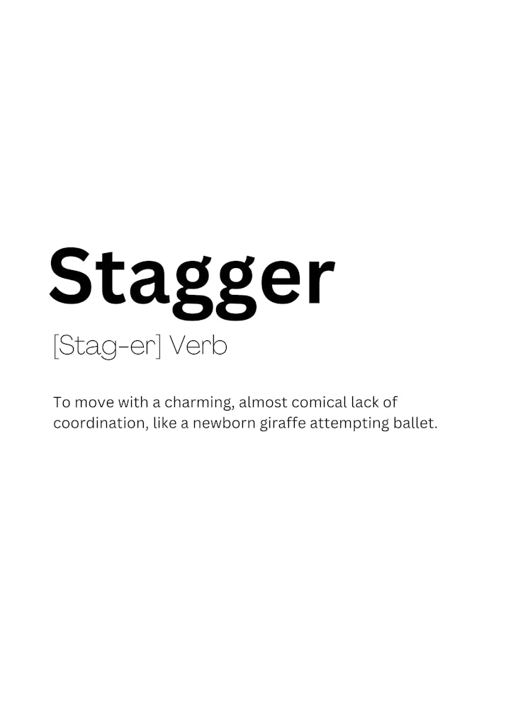 Stagger Definition Meaning