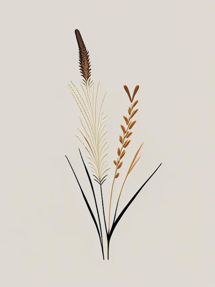 Horsetail Spices And Herbs Retro Minimal 3