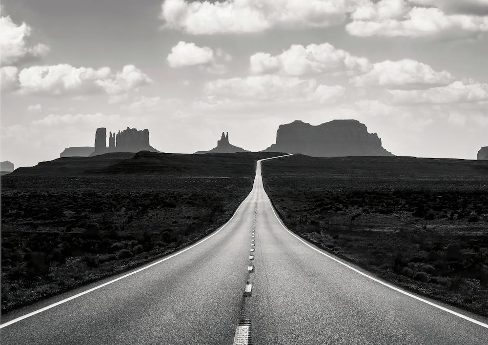 Monument Valley Desert Road