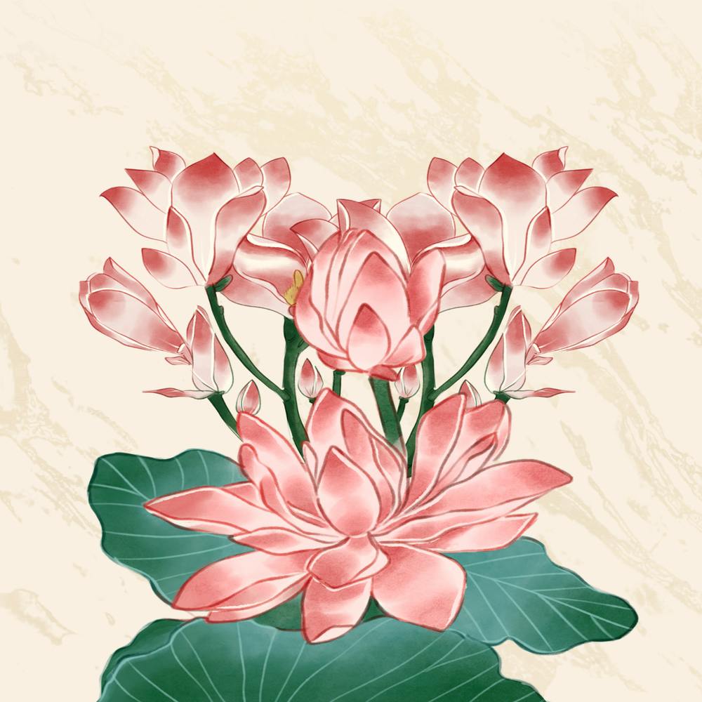 Cute flower wall art 