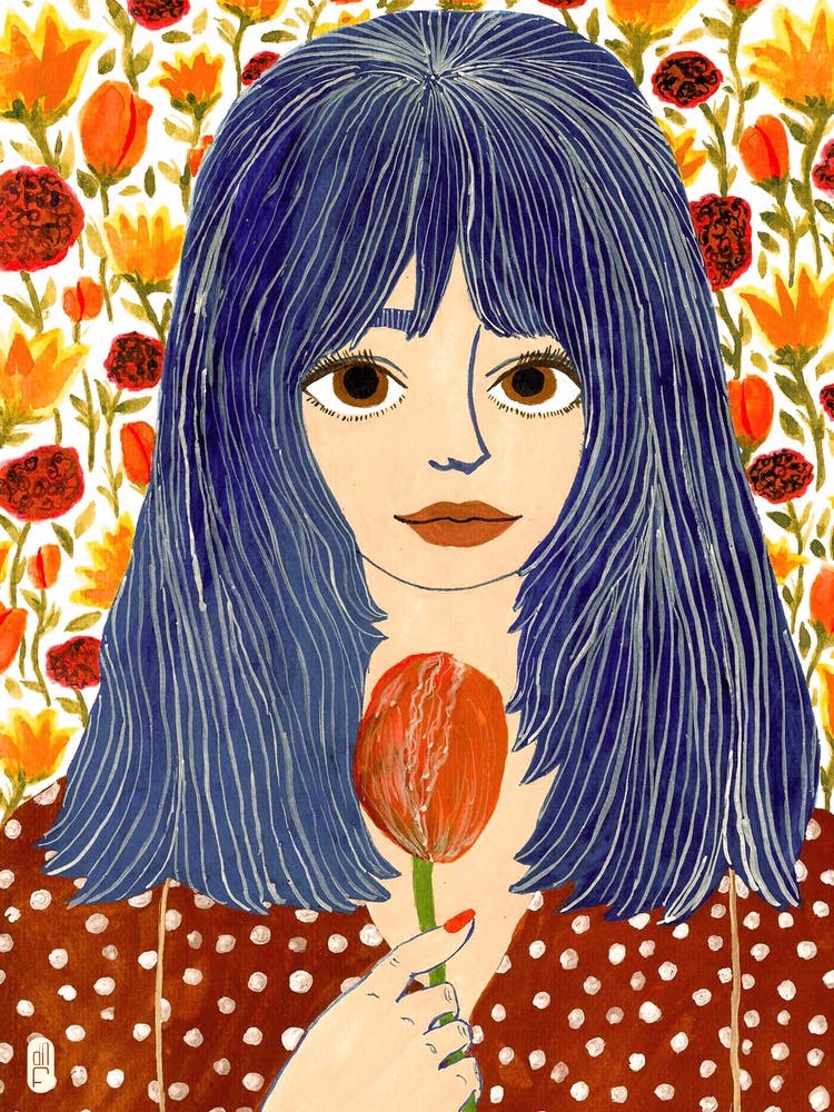 Floral Baby Portrait 2
