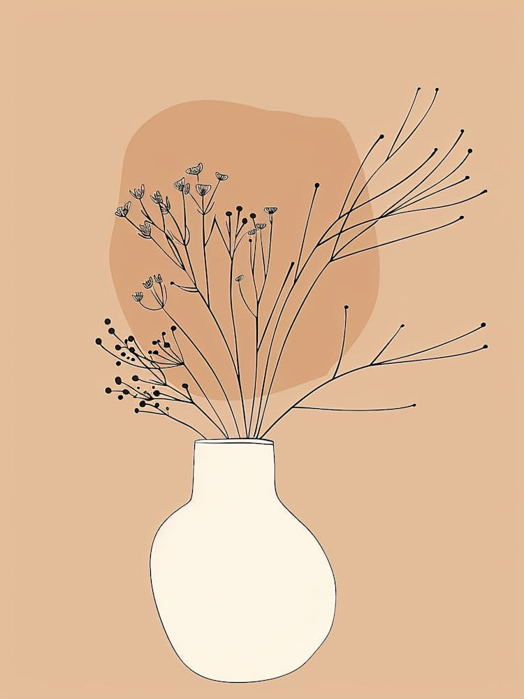 Manchester Botanical Garden Boho Line Art