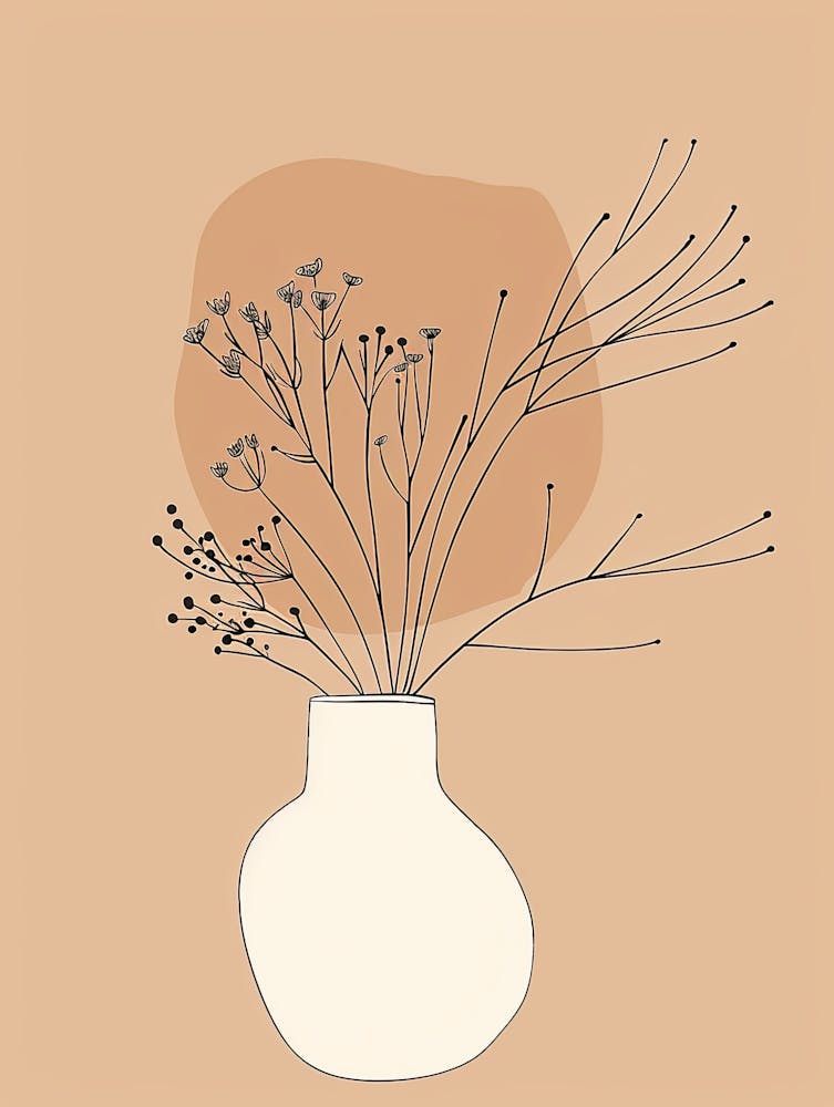 Manchester Botanical Garden Boho Line Art