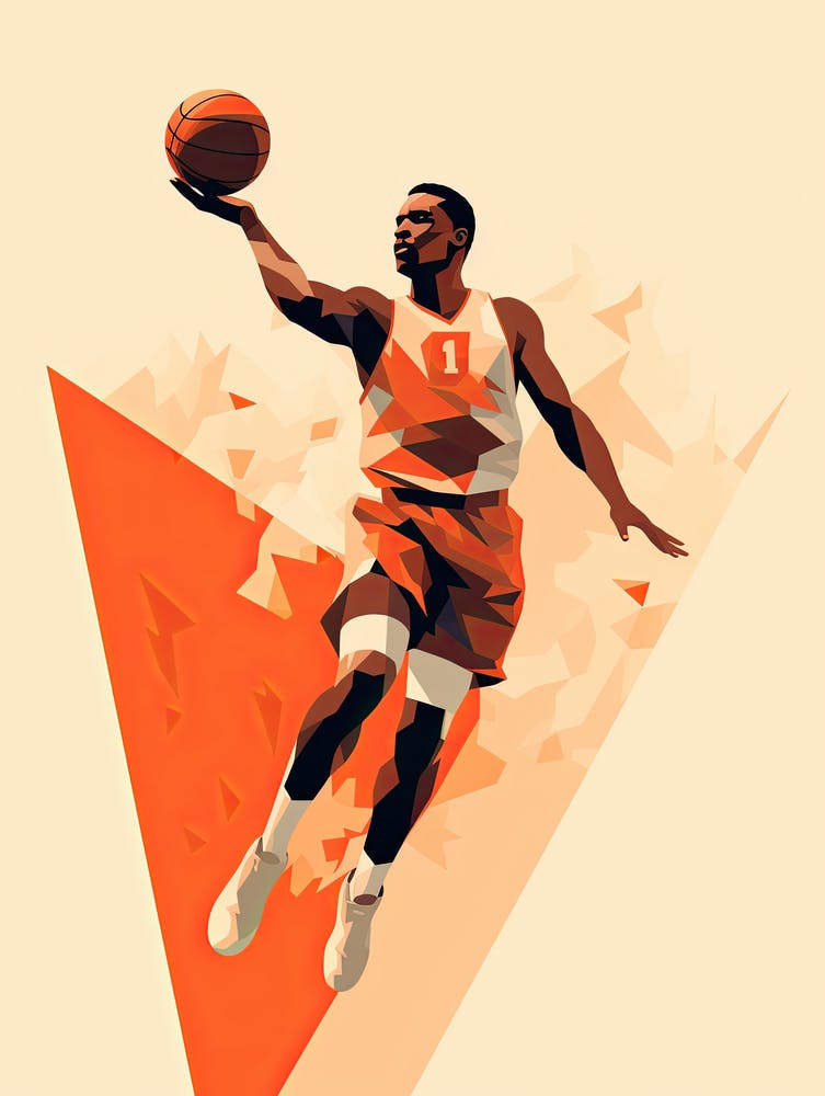 Basketball Player 5 print