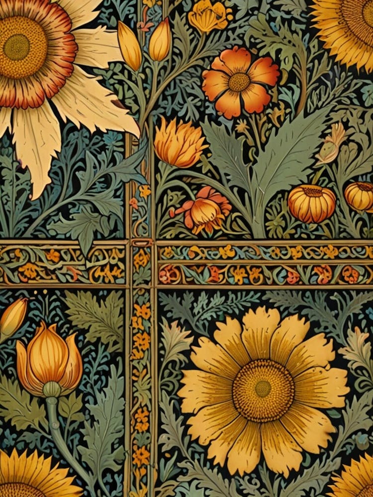 William Morris Flowers And Vines