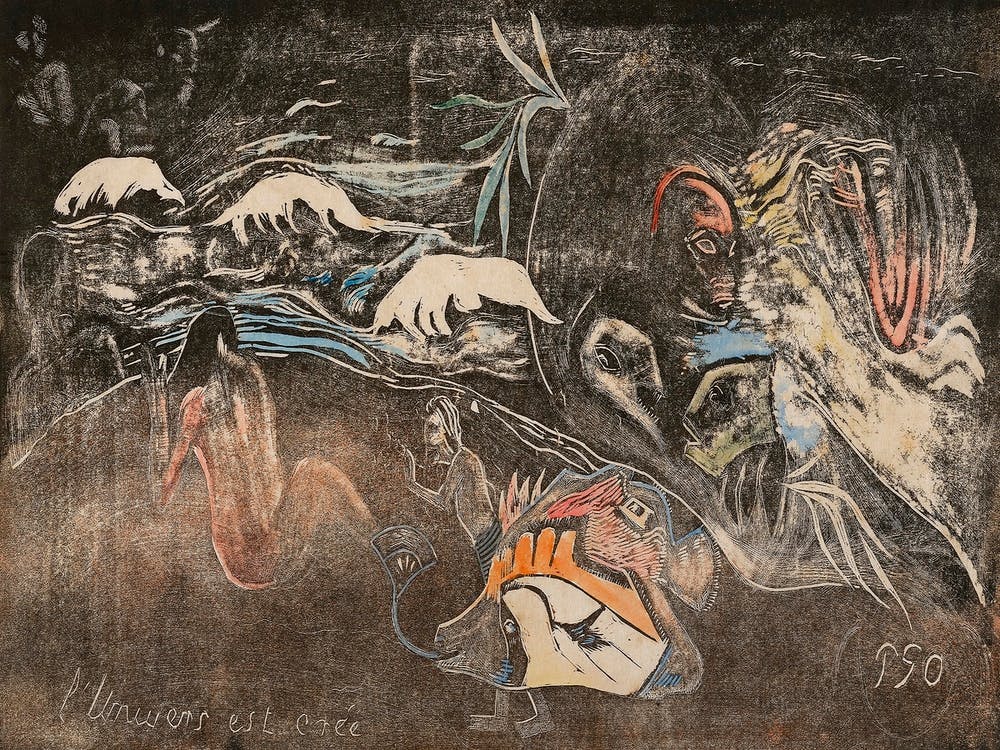 The Universe Is Being Created, From The Noa Noa Suite, Paul Gauguin